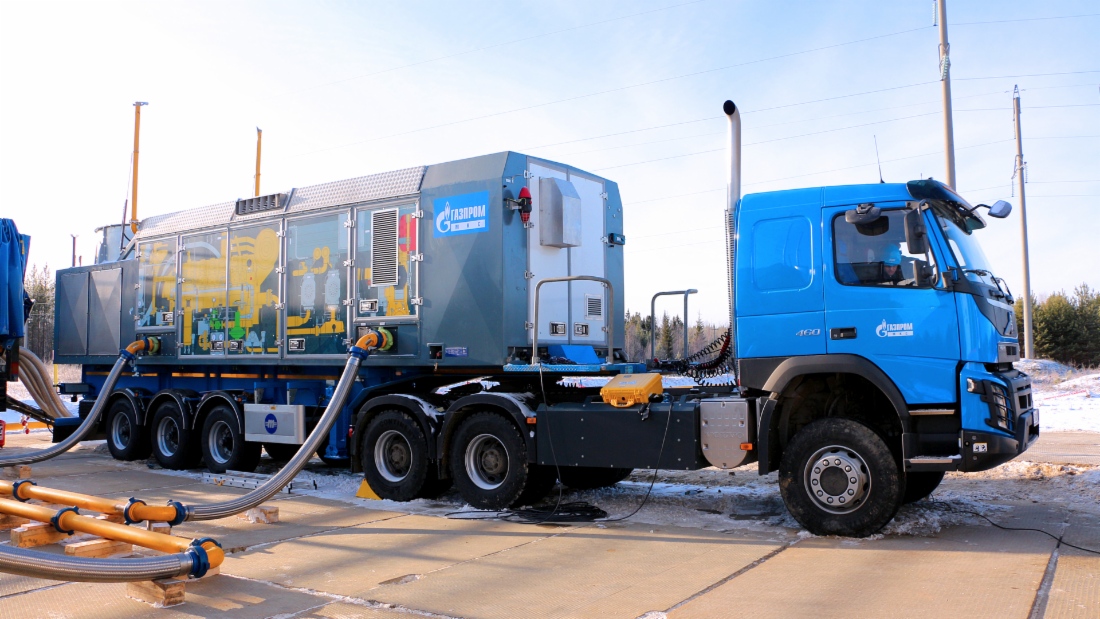 Gazprom steigert die Anzahl von mobilen
Verdichterstationen ums Anderthalbfache
zwecks Erhaltung von Gas bei
Instandsetzungsarbeiten an Gaspipelines