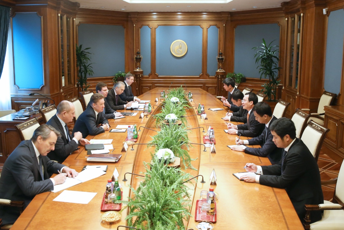 Im Hauptquartier der Gazprom fand ein Arbeitstreffen zwischen Alexey Miller und Nguyen Quoc Khanh statt.