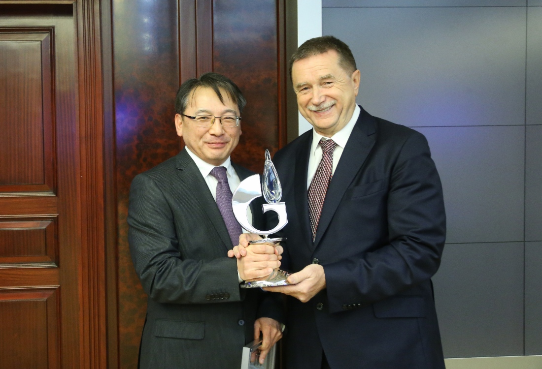 Auszeichnung der Sieger beim Preis der PAO Gazprom im Bereich Wissenschaft und Technik 2017