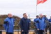Vitaly Markelov, stellvertretender
Vorstandsvorsitzender der PAO Gazprom,
Alexey Dyumin und Denis Fyodorov,
Generaldirektor der Gazprom
Energoholding
