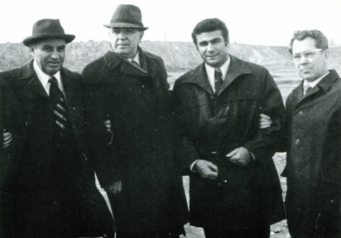 Sabit Orudzhev und Vladimir Khalatin während einer Armenien-Reise, 1976