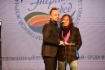 Anton Anisimov (links) und Alexander Inshakov, Präsident des Verbandes russischer Stuntleute, Schauspieler, Regisseur und Produzent