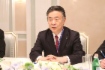 Masahiro Imai, Senior Managing Executive Officer der Itochu Corporation, während des Arbeitstreffens mit Alexey Miller im Rahmen des Petersburger Internationalen Wirtschaftsforums 2017