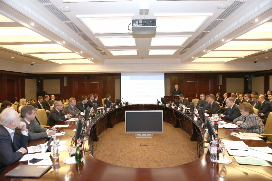 Im Hauptquartier der ОАО Gazprom fand die gemeinsame Beratung mit RUSNANO zu Fragen der Entwicklung innovativer Produkte und ihrer Nutzung in Produktionsobjekten von Gazprom statt