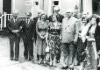 Vor dem Landhaus von Sabit Orudzhev anlässlich der Verleihung des Ehrentitels „Held der Sozialistischen Arbeit“, 1980