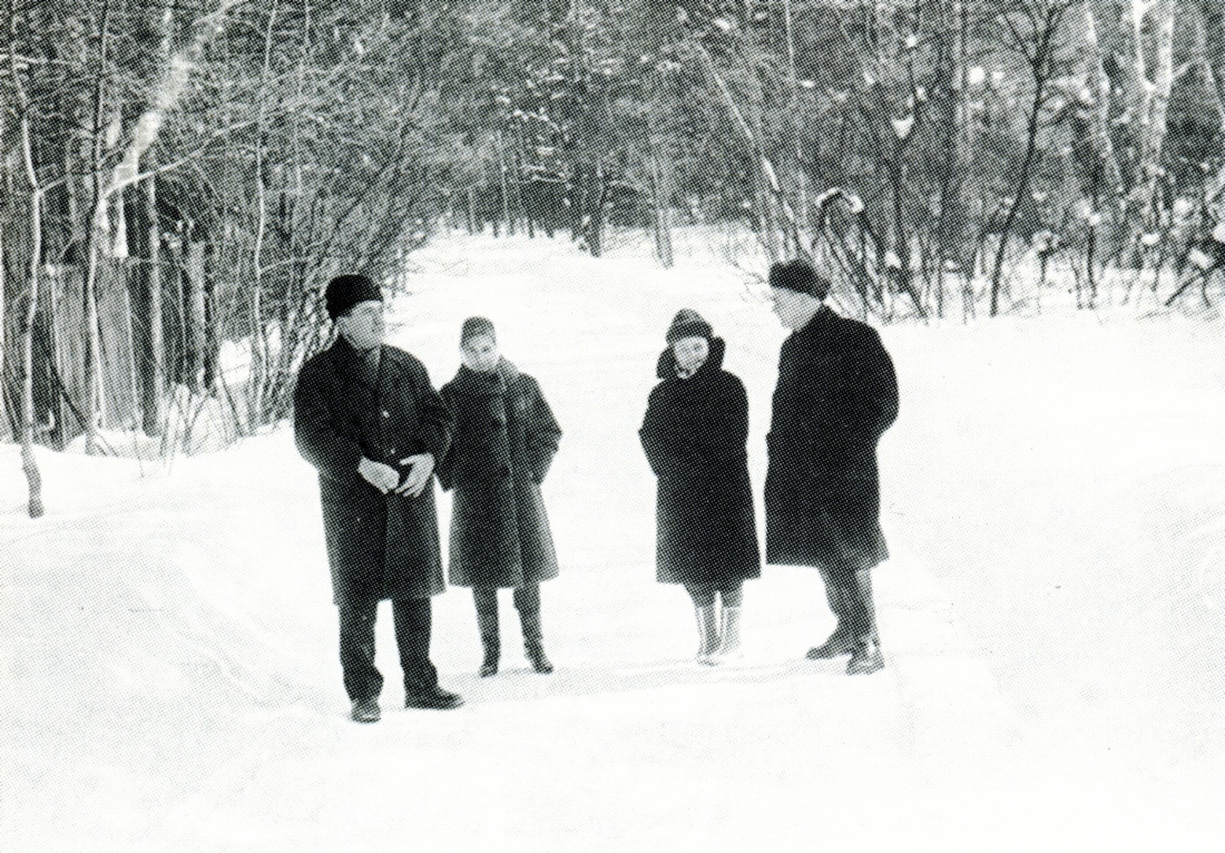 Ehepaar Orudzhev im Landsitz der Familie Baibakov