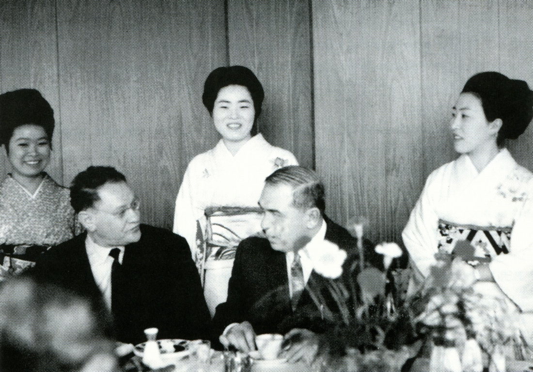 Während eines Besuchs in Japan