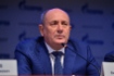 Vitaly Markelov bei der Pressekonferenz „Gazprom im Osten Russlands, Erschließung der Märkte von Ländern der asiatisch-pazifischen Region“