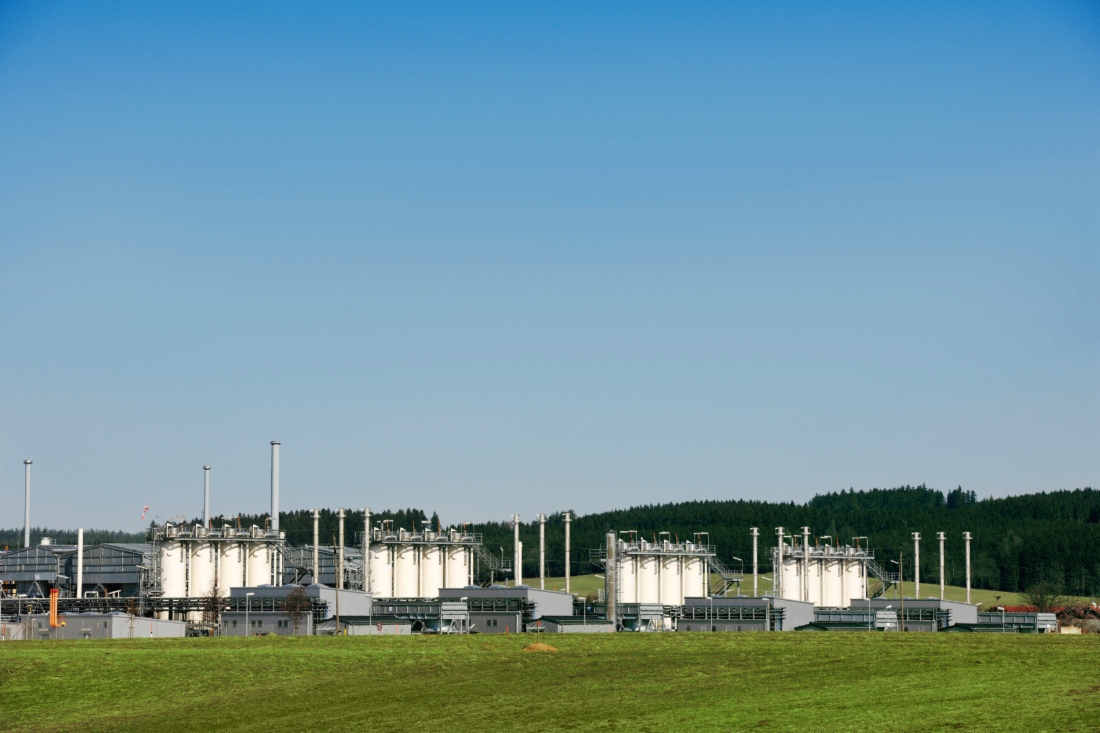 Unterirdischer Gasspeicher Haidach. Foto: RAG