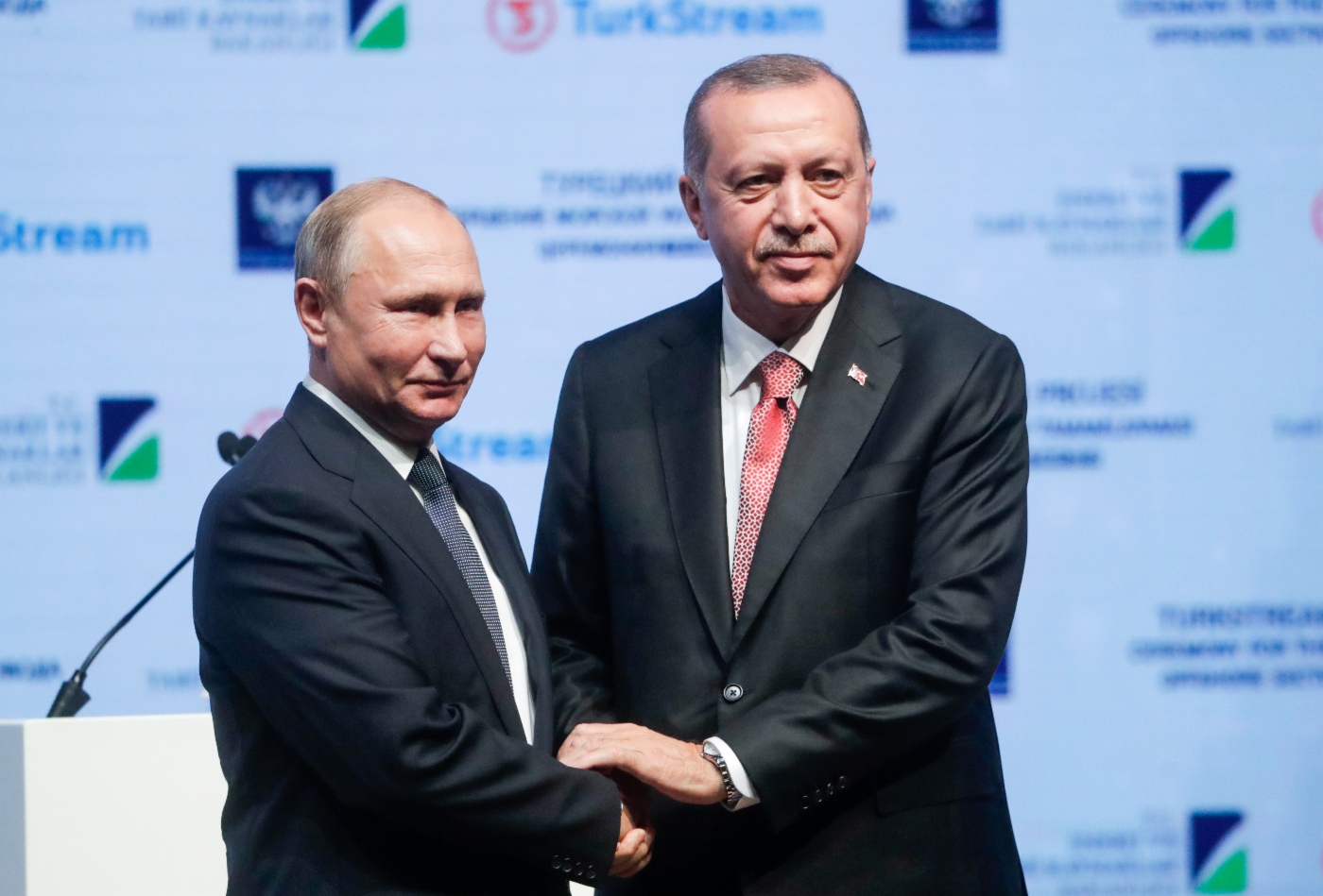 Vladimir Putin und Recep Tayyip Erdogan. Foto: TASS
