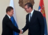 In Belgrad fand ein Arbeitstreffen zwischen Alexey Miller und dem Präsidenten der Republik Serbien, Aleksandar Vucic, statt. Foto von der Website predsednik.rs