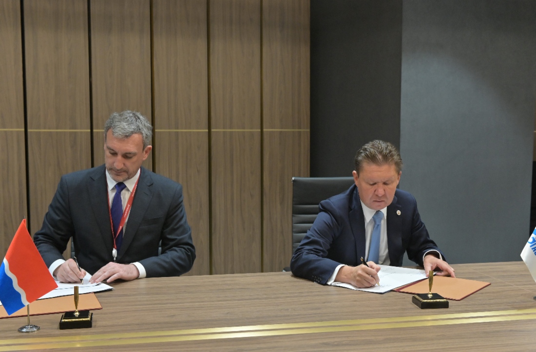 Im Rahmen des Östlichen Wirtschaftsforums 2022 wurden in Wladiwostok eine Reihe von Dokumenten über den Ausbau der Erdgasinfrastruktur und die Realisierung von Gazprom-Investitionsprojekten im Osten Russlands unterzeichnet