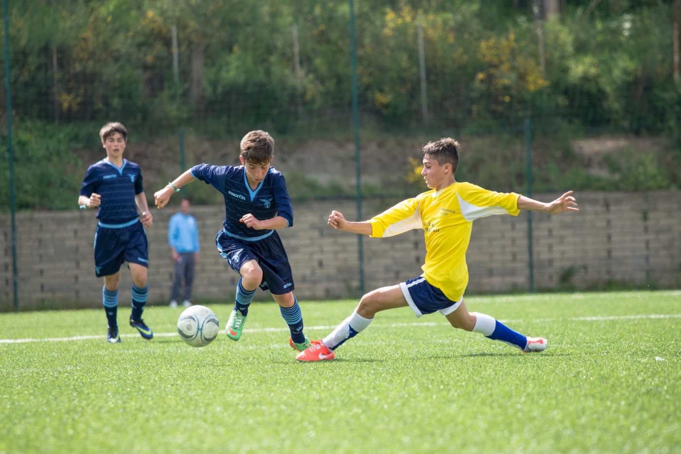 Freundschaftsspiel in Italien während der Feier anlässlich des Internationalen Fußball- und Freundschaftstages am 25. April 2014