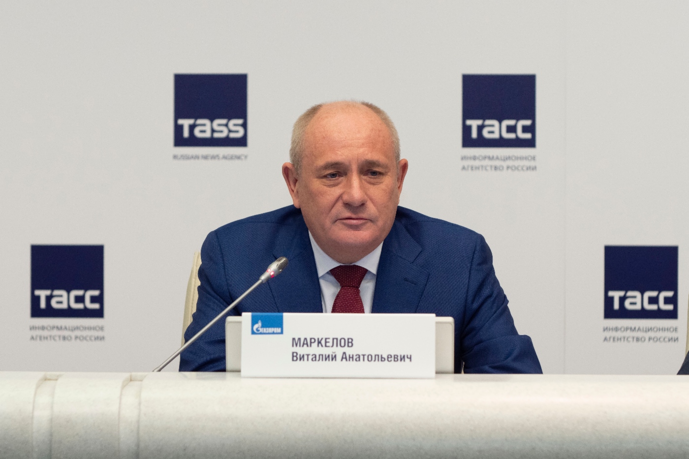 Vitaly Markelov, stellvertretender Vorstandsvorsitzender der Gazprom