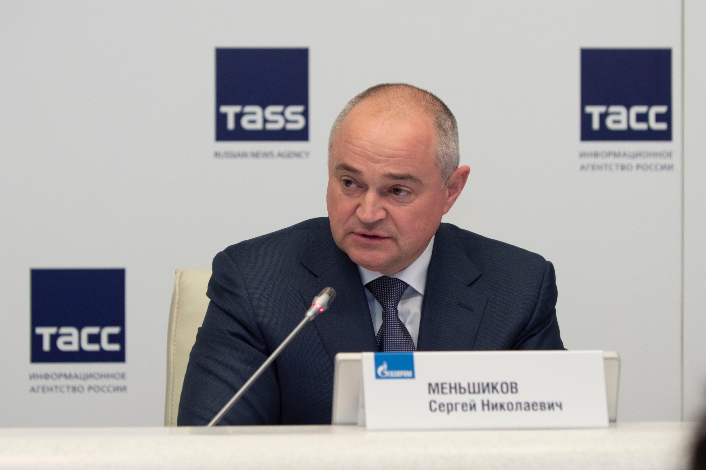 Sergey Menshikov, Vorstandsmitglied und Departmentleiter der Gazprom