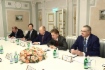 Arbeitstreffen zwischen Alexey Miller und dem stellvertretenden Ministerpräsidenten der Republik Usbekistan und Vorstandsvorsitzenden der Aktiengesellschaft Uzbekneftegaz, Alisher Sultanov, im Rahmen des Petersburger Internationalen Wirtschaftsforums 2018