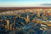 Baustelle des Gasverarbeitungswerkes Amur, 2020