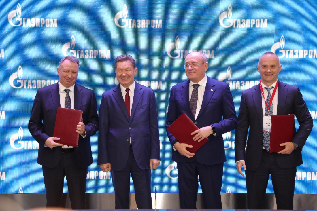 Dokumente zum Ausbau der Zusammenarbeit zwischen Gazprom und russischen Industriebetrieben wurden unterzeichnet