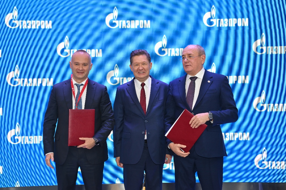 Dokumente zum Ausbau der Zusammenarbeit zwischen Gazprom und russischen Industriebetrieben wurden unterzeichnet