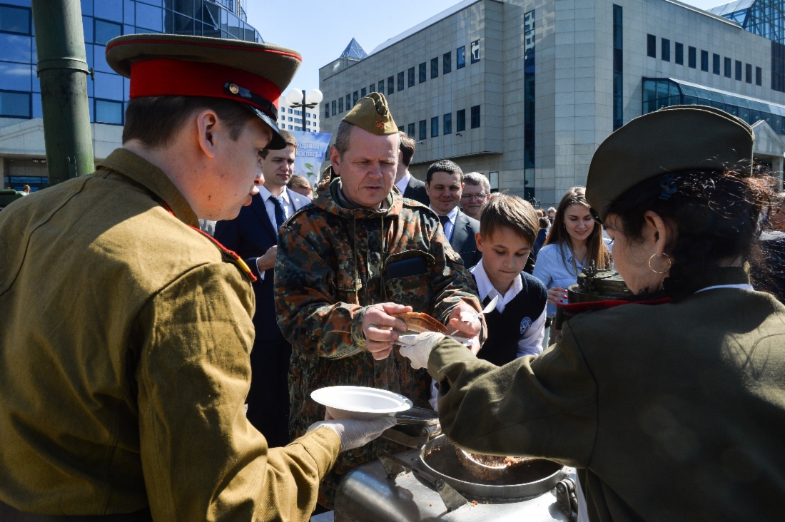 Im Hauptquartier der ОАО Gazprom fanden Festveranstaltungen zu Ehren der 70. Wiederkehr des Sieges im Großen Vaterländischen Krieg statt.