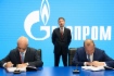 Der Generaldirektor der Gazprom Energoholding, Denis Fyodorov, und der Generaldirektor der TER-Servis, Sergey Milto, unterzeichneten im Rahmen des Petersburger Internationalen Wirtschaftsforums 2019 einen langfristigen Servicevertrag für Gasturbinen und Generatoren von Siemens im Wärmekraftwerk Grosny