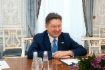 Arbeitstreffen zwischen Alexey Miller und dem Präsidenten der State Oil Company of the Azerbaijan Republic (SOCAR), Rovshan Najaf