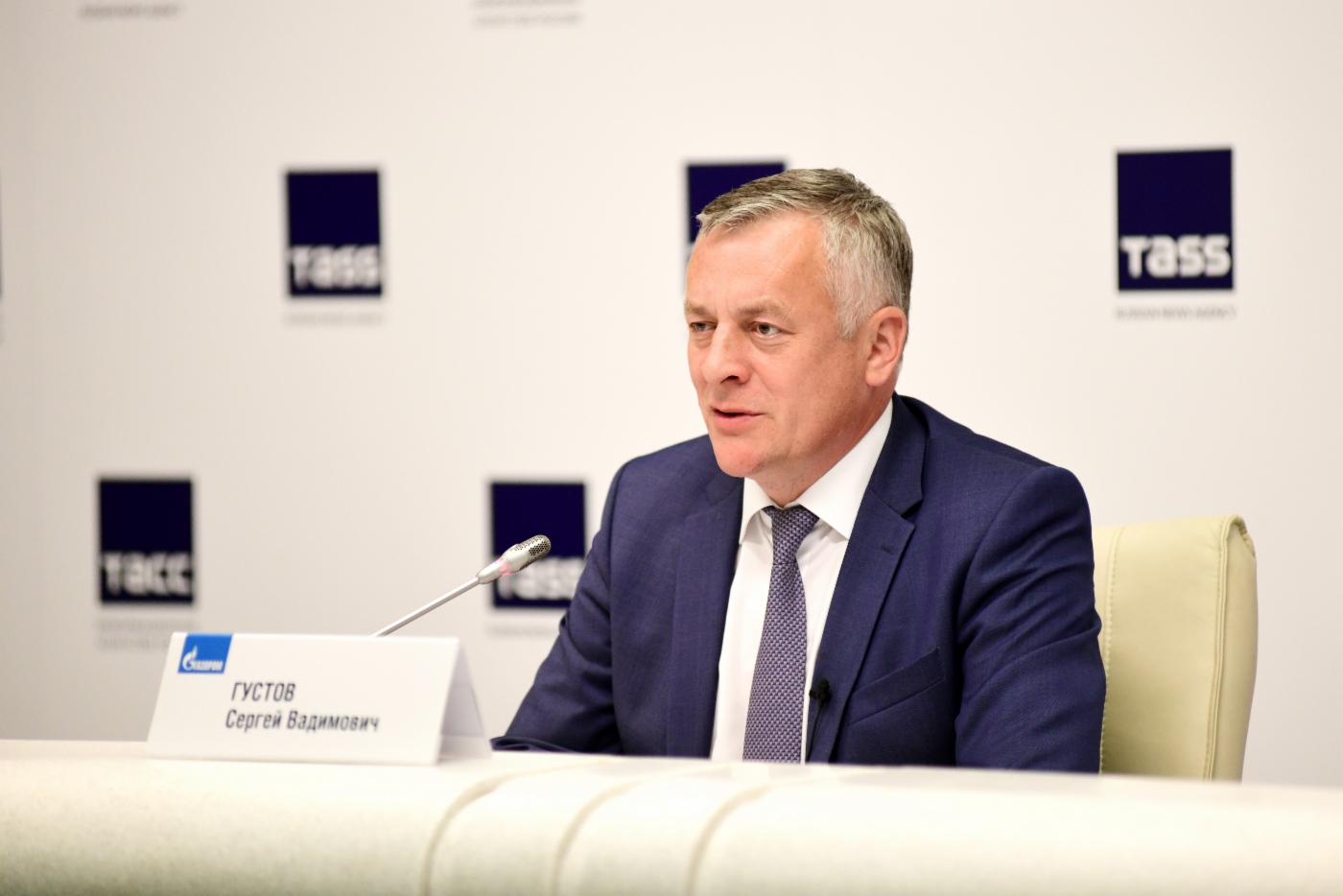 Sergey Gustov, Generaldirektor der Gazprom Mezhregiongaz