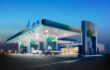 Modell einer Multikraftstofftankstelle