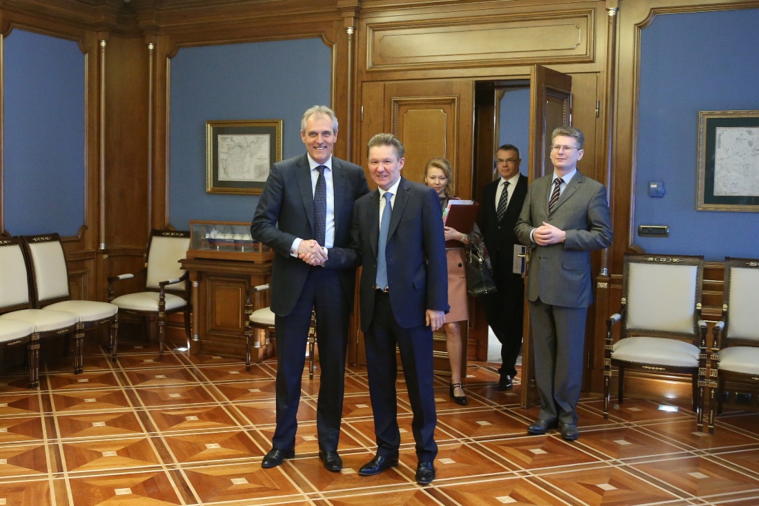In Moskau fand ein Arbeitstreffen zwischen Alexey Miller und dem Vorstandsvorsitzenden der OMV AG, Rainer Seele, statt