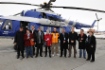 Niederländische Delegation in der Lagerstätte Sapoljarnoje