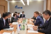 Arbeitstreffen zwischen Alexey Miller und dem CEO und Executive Managing Director der Japan Bank for International Cooperation (JBIC), Tadashi Maeda