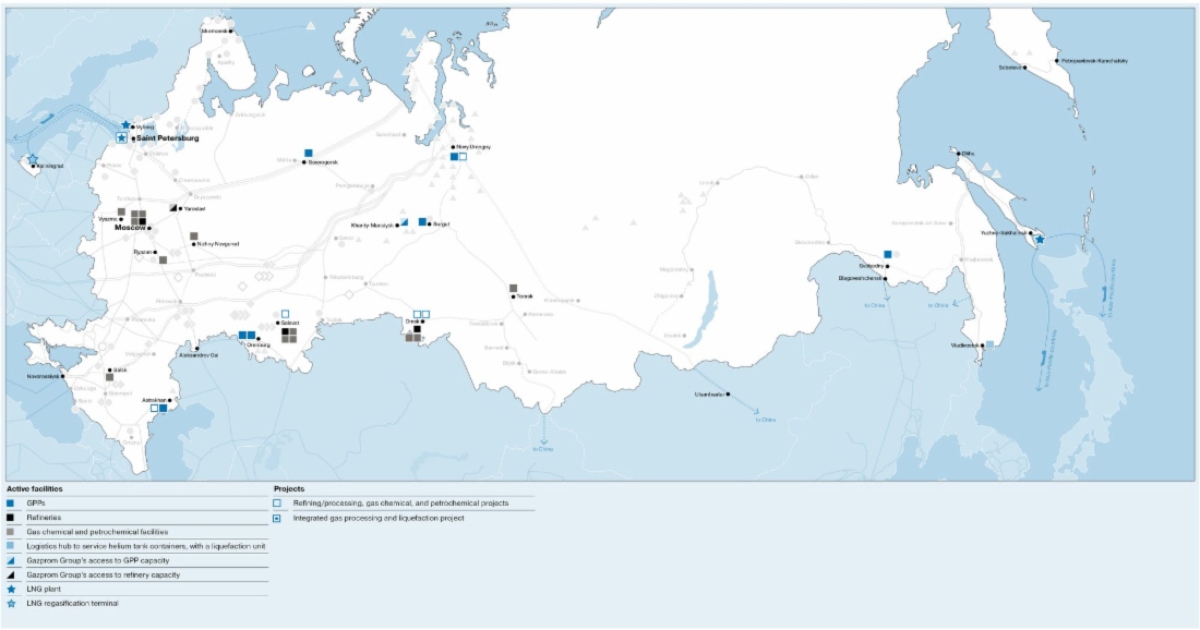 Verarbeitung von Kohlenwasserstoffen, Gas- und Erdölchemie, Herstellung und Regasifizierung von LNG zum 31. Dezember 2023 (Englisch)