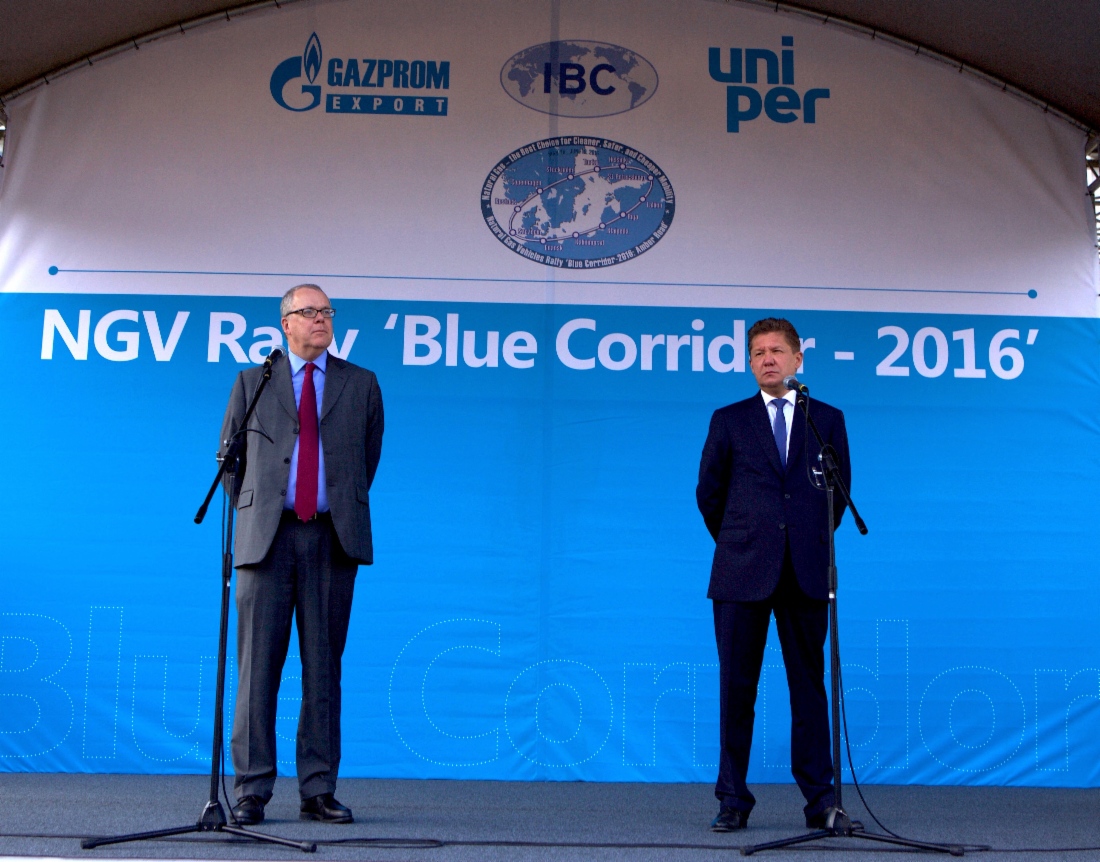 Die zehnte Rallye von Kraftfahrzeugen mit Erdgasantrieb „Blue Corridor 2016: Die Bernsteinstraße“ wurde gestartet