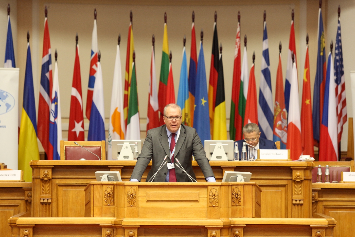 Vorstandsvorsitzender der Uniper, Klaus Schäfer, spricht bei der XIX. Vollversammlung des International Business Congress