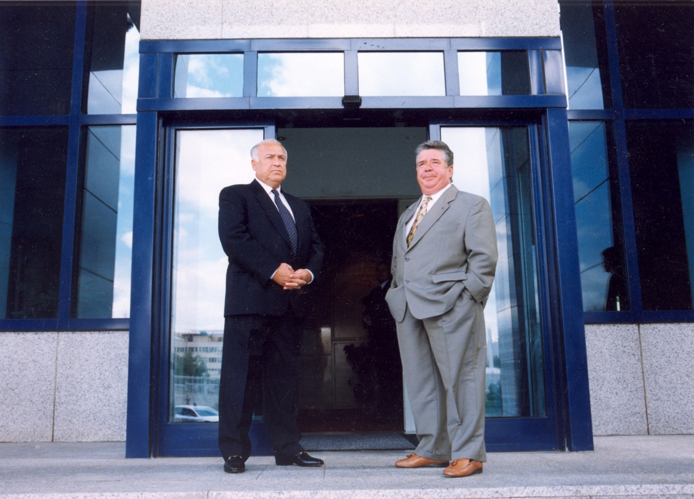 Mit Viktor Chernomyrdin, August 1999. Foto: Vyacheslav Polunin