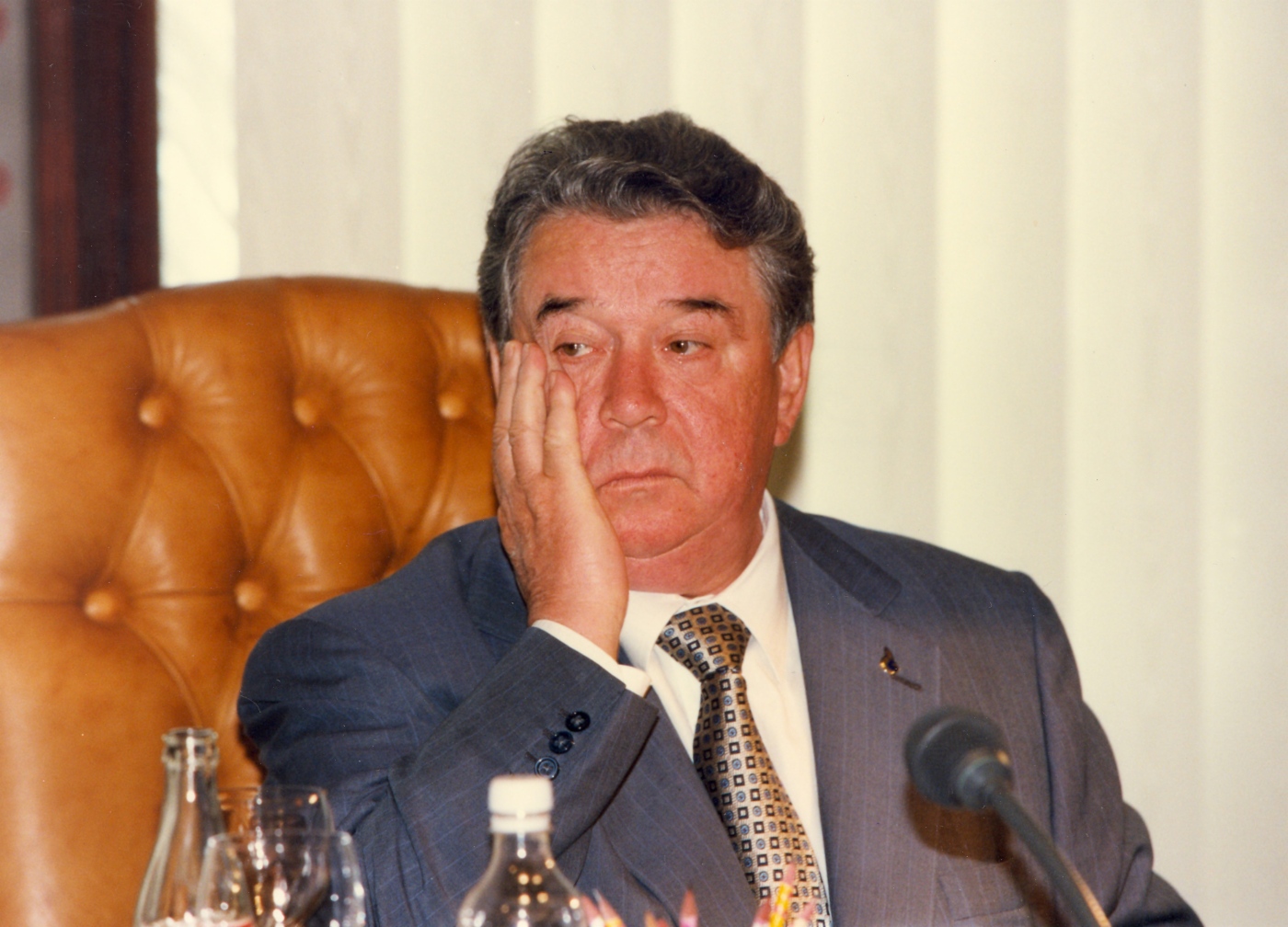 In einer Sitzung des Gazprom-Vorstandes, Mai 1997. Foto: Vyacheslav Polunin