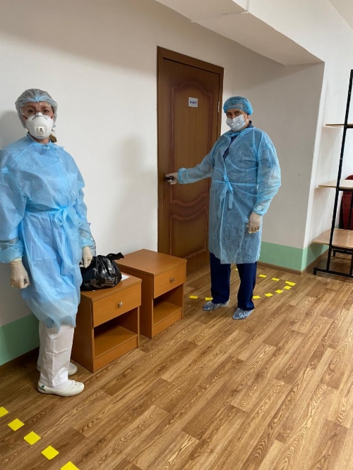 Zugang zu Quarantänebereichen hat nur medizinisches Personal