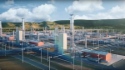 3D-Modell des Gasverarbeitungswerkes Amur 3D-Modell des Gasverarbeitungswerkes Amur