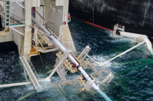 Bau der Gaspipeline TurkStream