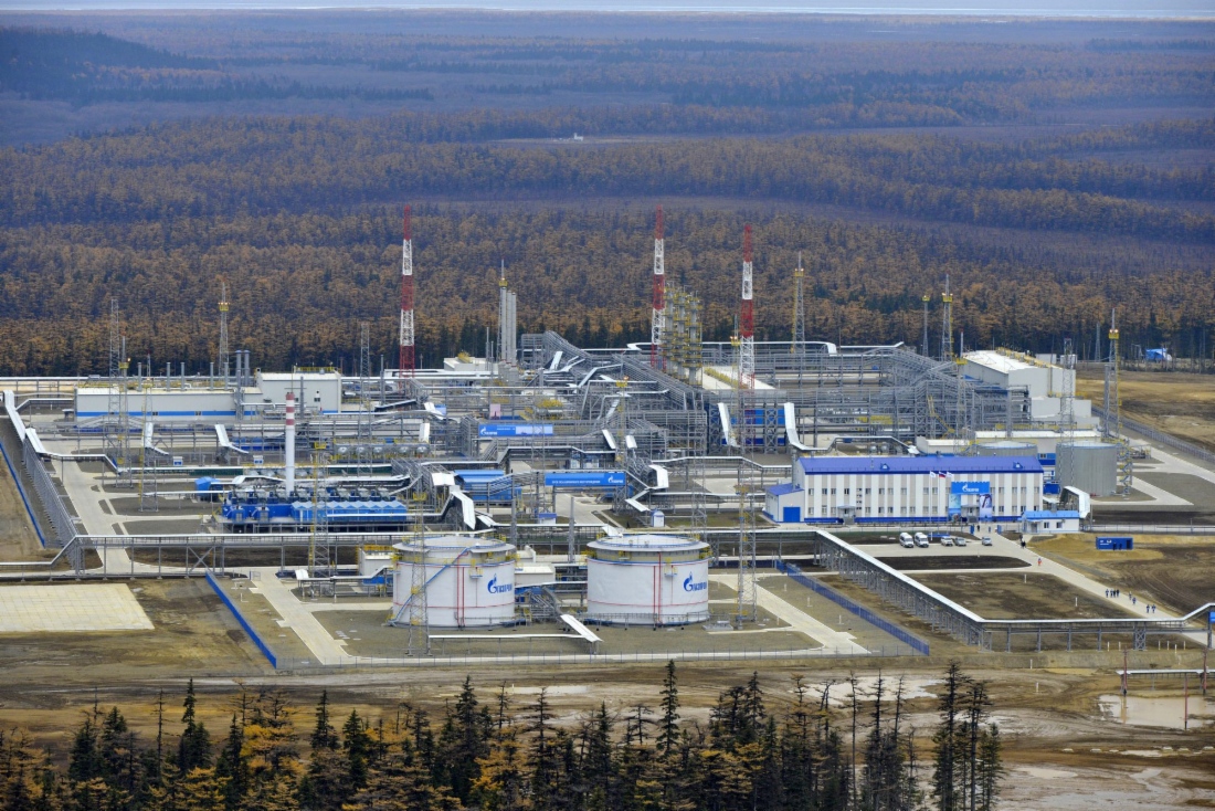 Technologische Onshore-Anlage der Lagerstätte Kirinskoje