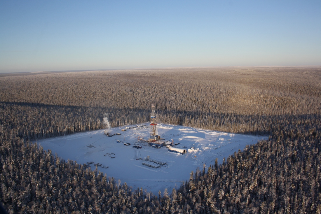 Prospektionsarbeiten in der Verwaltungsregion Krasnojarsk