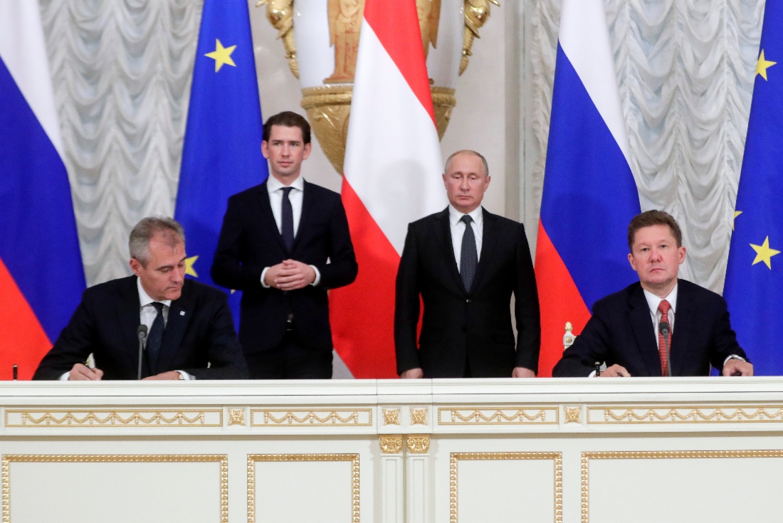 Gazprom und OMV unterzeichneten eine Grundsatzvereinbarung über den Asset-Verkauf. Foto: TASS