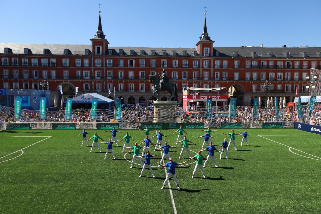 In Madrid schloss die siebente Saison des Internationalen Kindersozialprogramms der Gazprom Football for Friendship