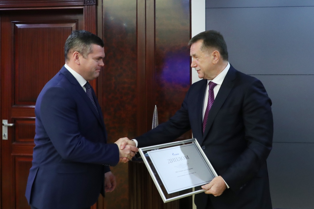 Auszeichnung der Sieger beim Preis der Gazprom im Bereich Wissenschaft und Technik 2018
