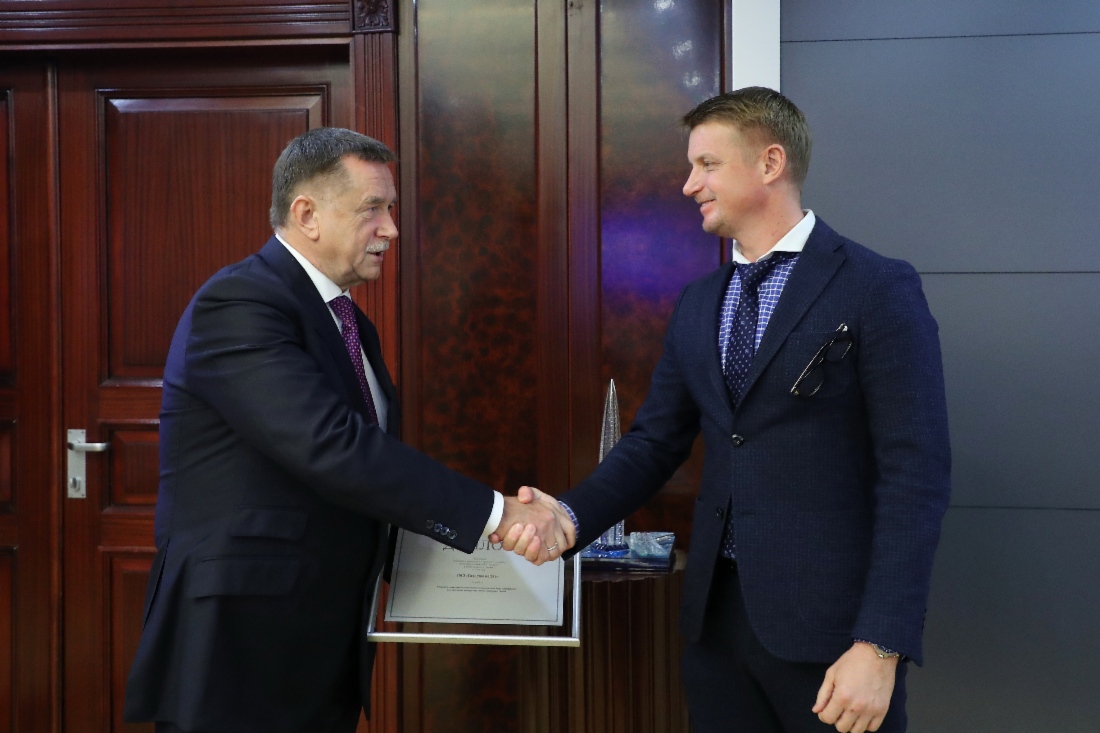Auszeichnung der Sieger beim Preis der Gazprom im Bereich Wissenschaft und Technik 2018