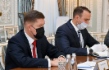 In Sankt Petersburg fand ein
Arbeitstreffen zwischen Alexey Miller und
dem stellvertretenden Minister für
Energie und Naturressourcen der
Republik Türkei, Alparslan Bayraktar,
sowie dem Aufsichtsratsvorsitzenden und
Generaldirektor der BOTAS, Burhan
Ozcan, statt