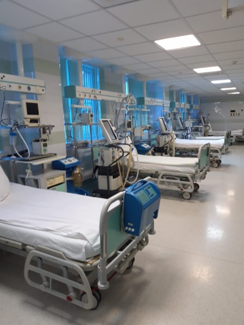 Intensivstation für Patienten mit COVID-19