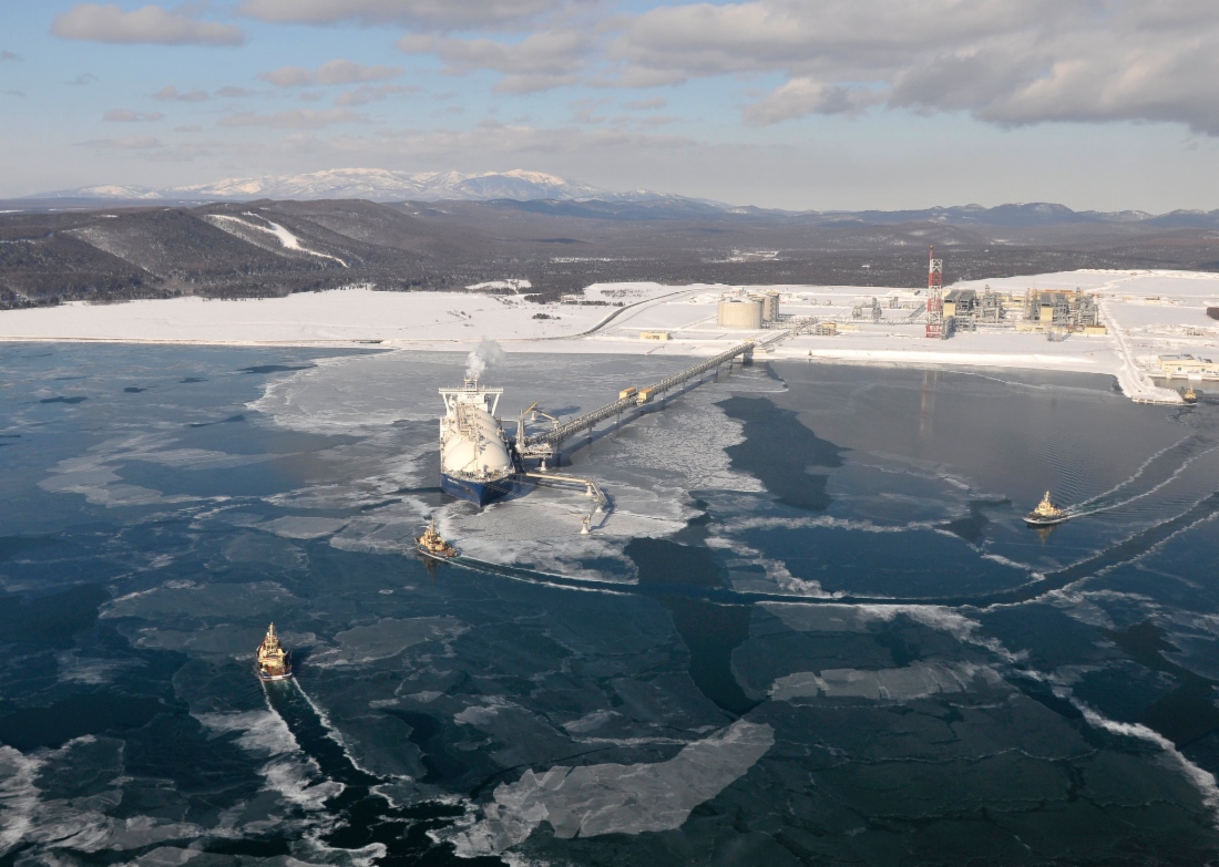 LNG-Werk des Projektes Sachalin II