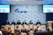 Im Hauptquartier der Gazprom im Vorfeld der Jahresversammlung der Aktionäre der Gesellschaft fand eine Pressekonferenz zum Thema Finanz- und Wirtschaftspolitik der ОАО Gazprom statt