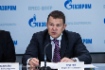 Andrey Kruglov nahm an der Pressekonferenz Finanz- und Wirtschaftspolitik der ОАО Gazprom im Vorfeld der Jahresversammlung der Aktionäre der Gazprom teil